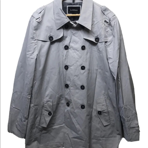 Le Chateau Men’s Beige Double Breasted Trench Coat XL - Picture 1 of 12